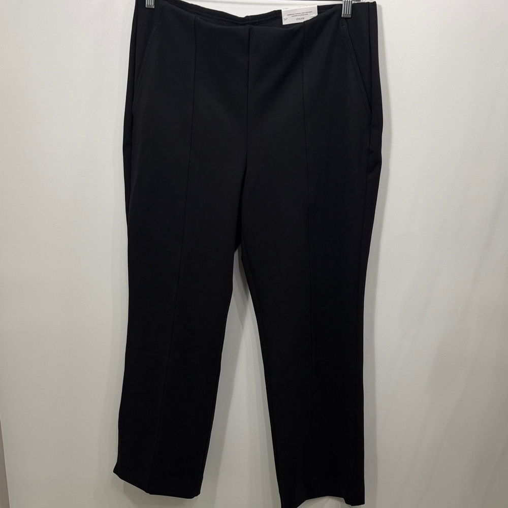 Chico’s So Slimming 360 Juliette Front Seam Ankle Pant Basic Black size 16R.NWT